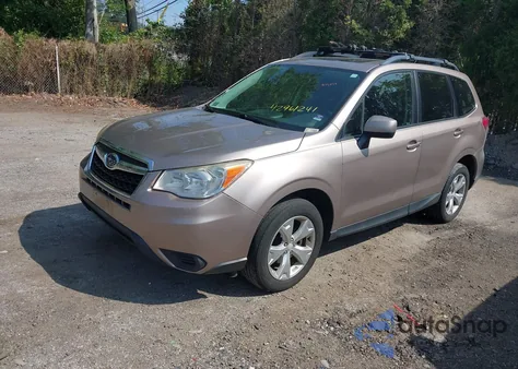 2015 Subaru Forester 2.5I Premium из США, поврежденный, VIN JF2SJADC4FH463612